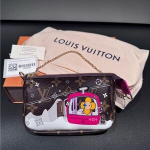 Brand NEW Louis Vuitton Vivienne Monogram Mini Pochette M68490